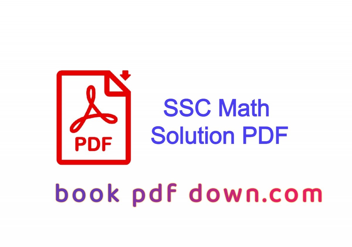 SSC Math Solution PDF Download 2023