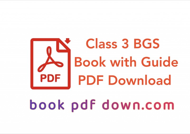Class 3 BGS Book with Guide PDF Download