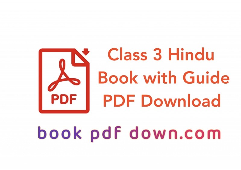 Class 3 Hindu Religion and Moral Education Book with Guide PDF Download