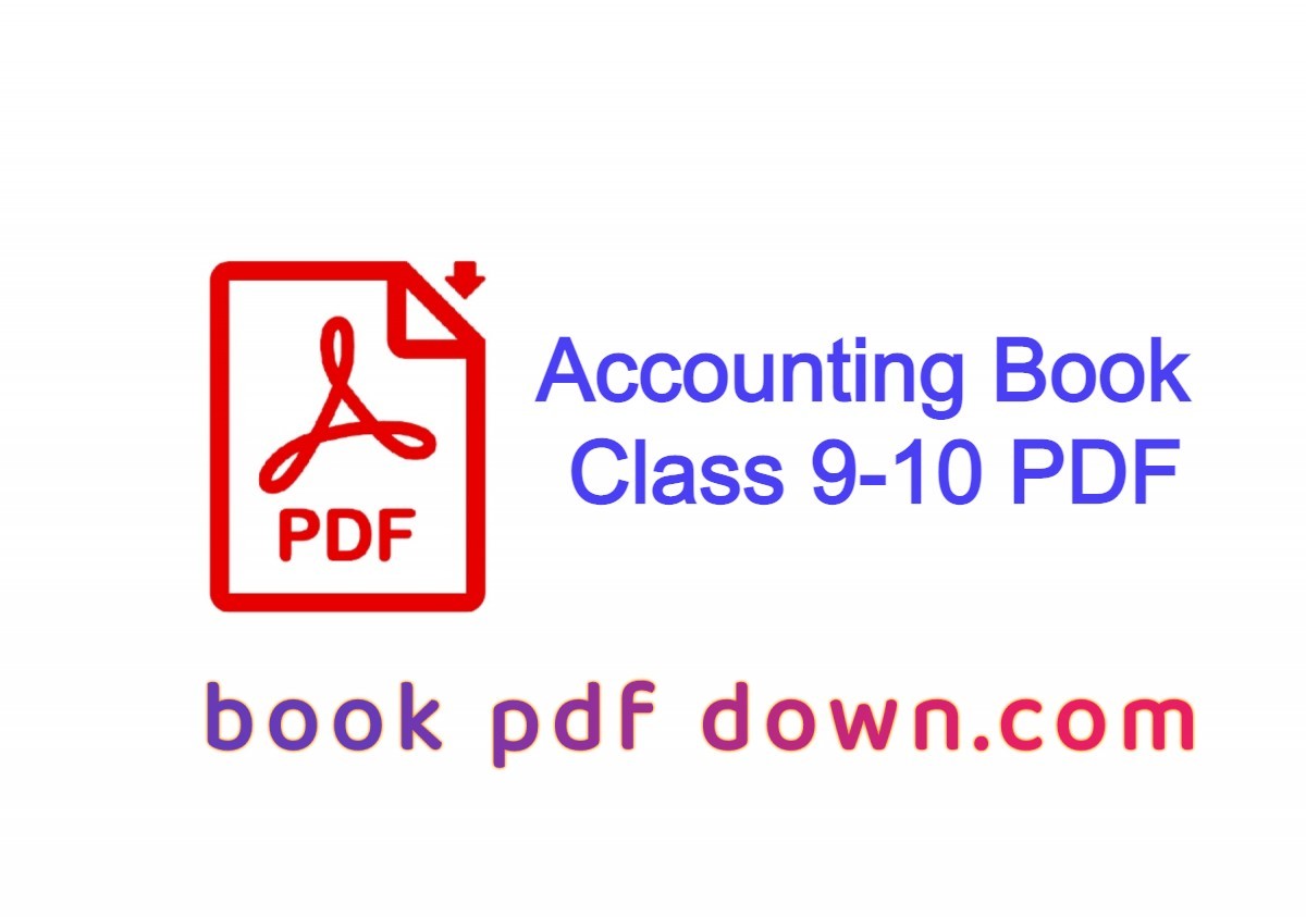 Class 9-10 (SSC) Accounting Book PDF with Guide Book Download